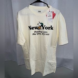 Zara men’s snoopy t shirt